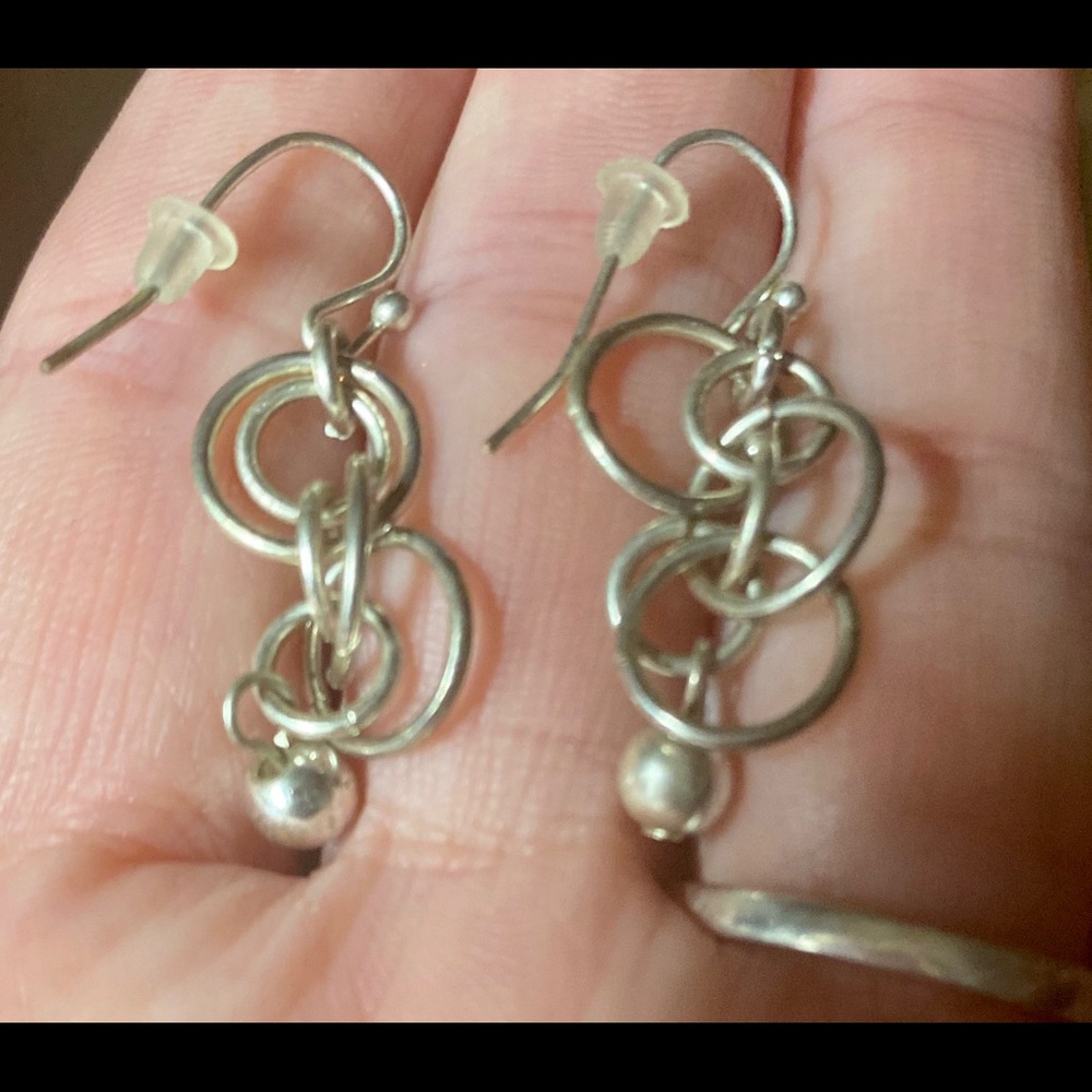 Sterling Silver earrings. $15 each or both for $25
